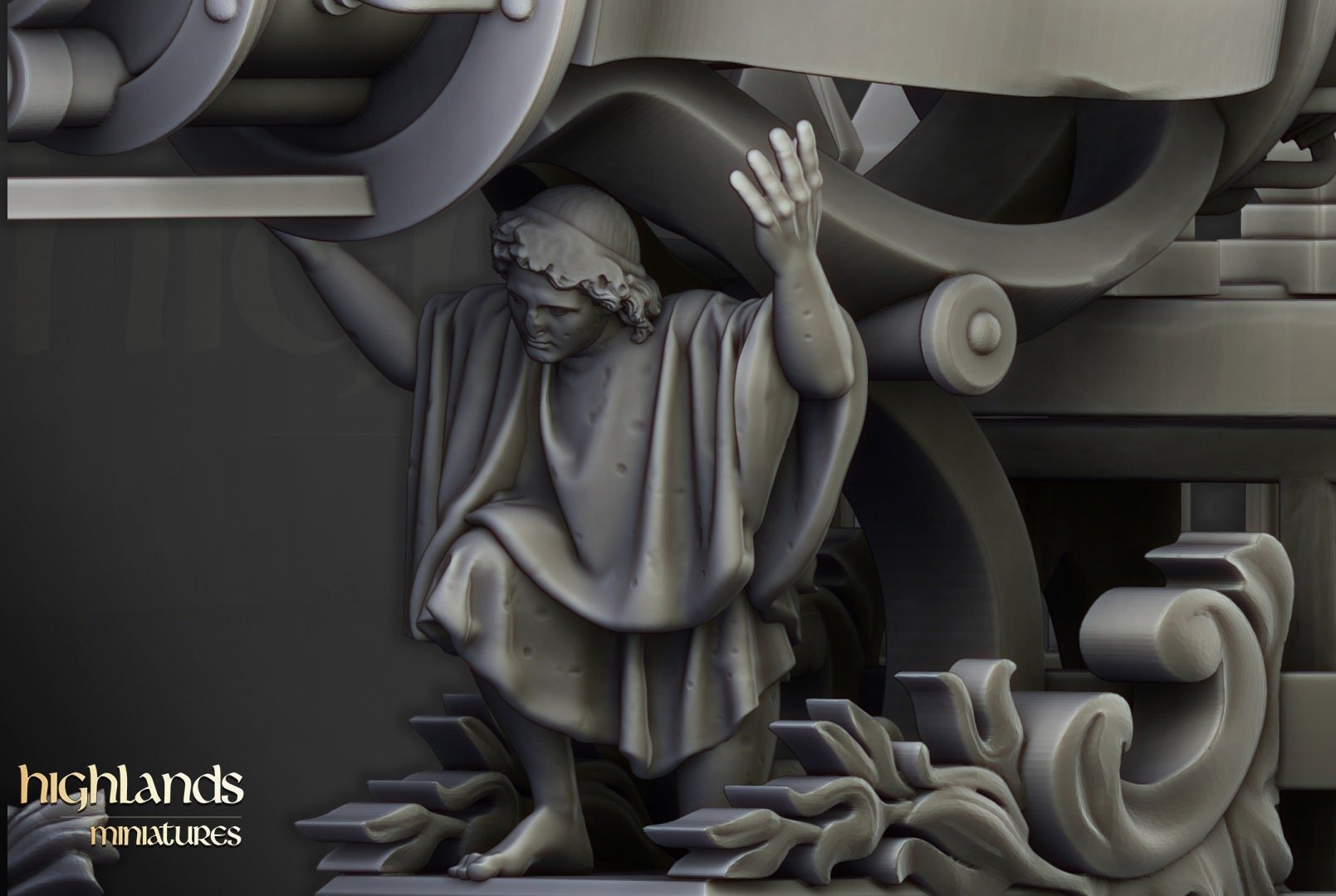 Arcane Cannon on Chariot - Highlands Miniatures - Sigmarite Boutique