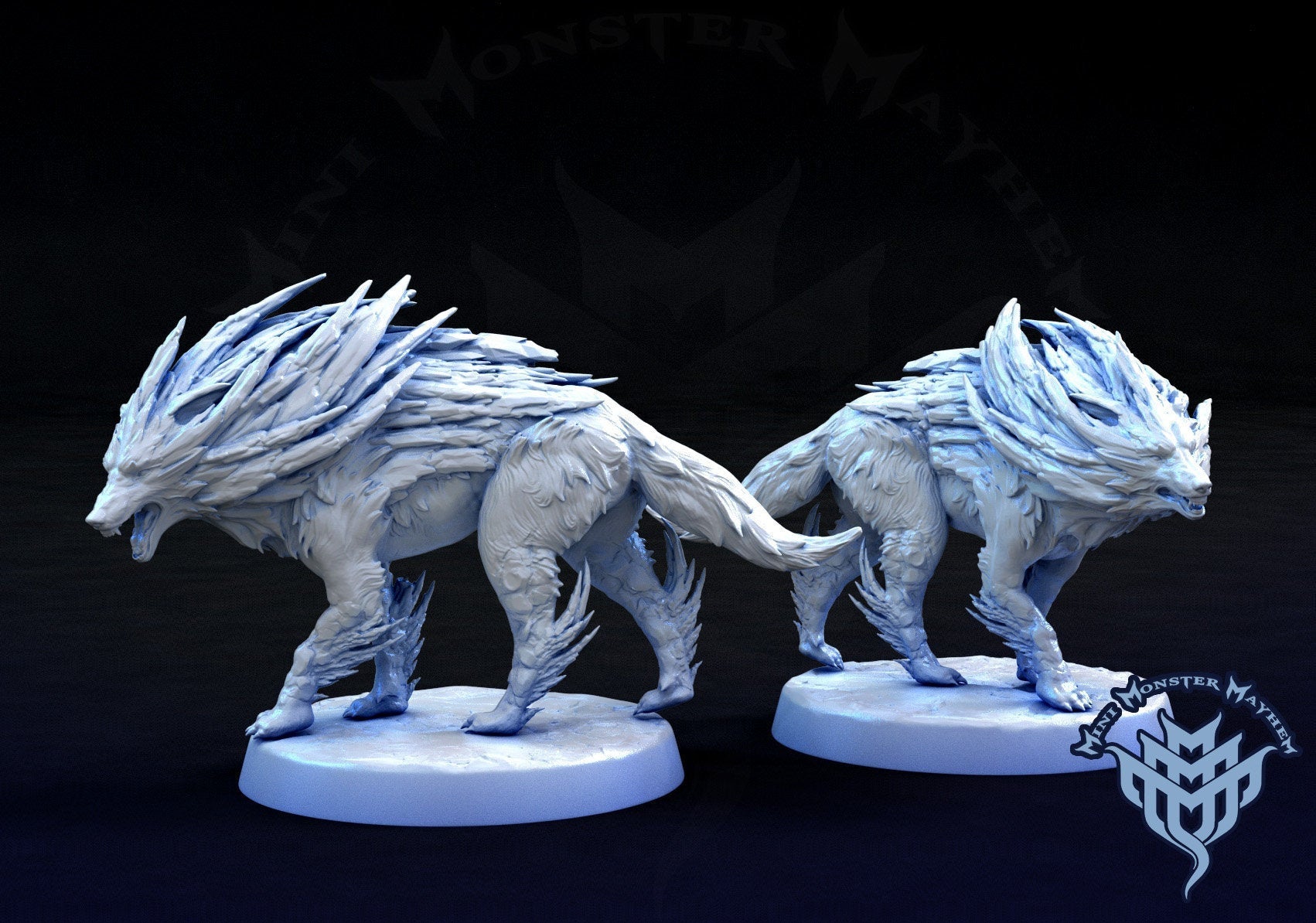 Arctic Wolves - Glacial Depths - Mini Monster Mayhem - Sigmarite Boutique