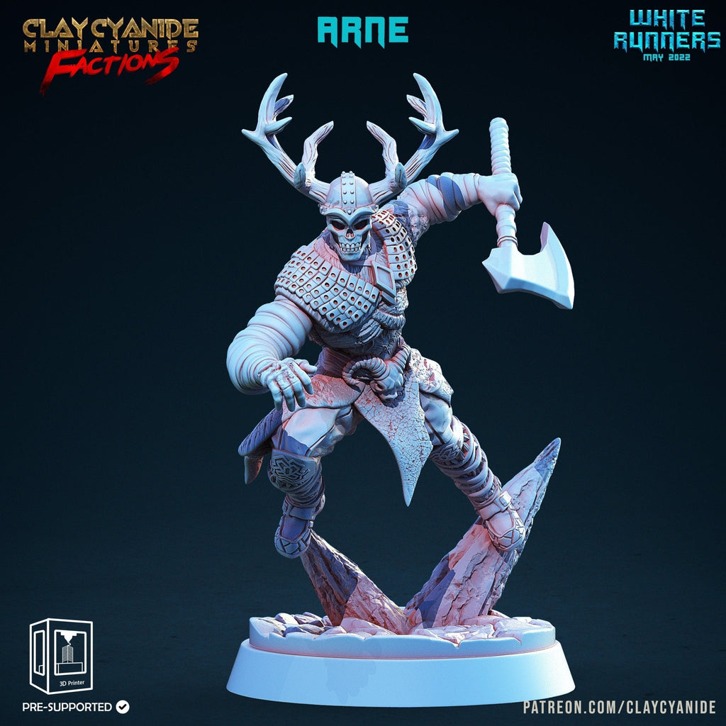 Arne - White Runners - Clay Cyanide - Sigmarite Boutique