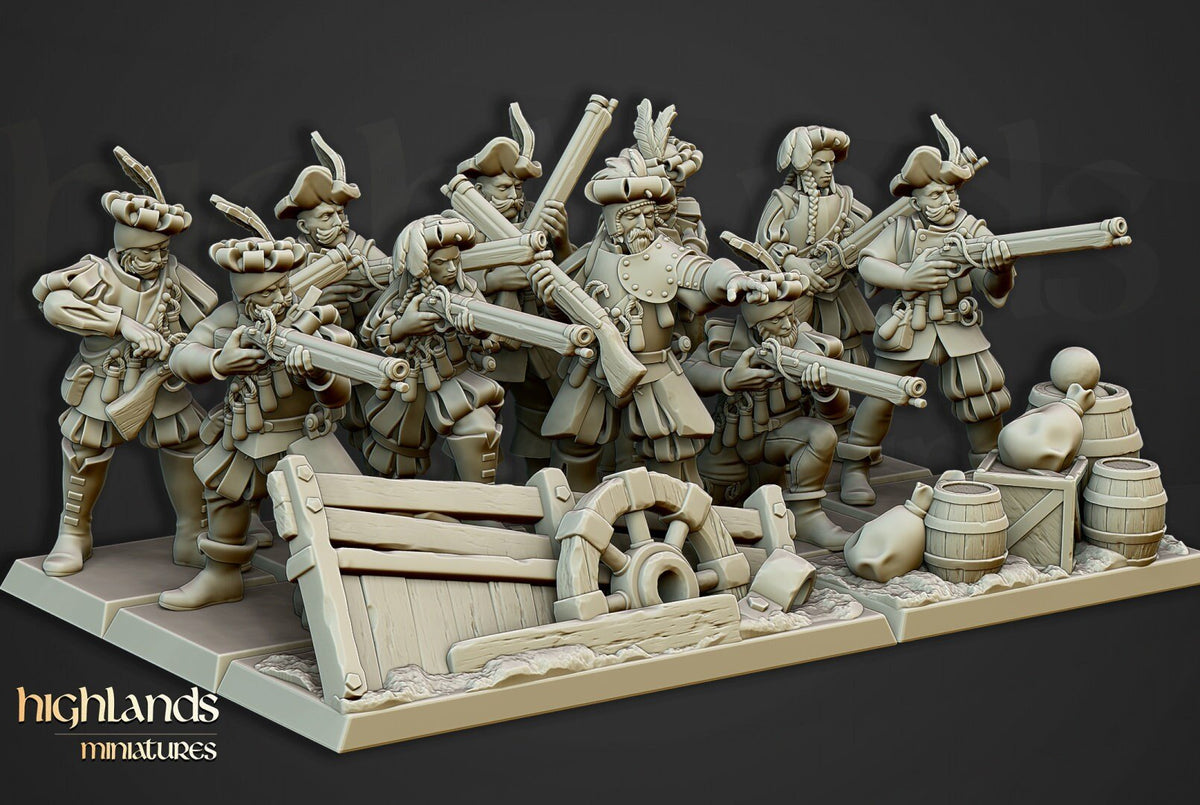 Arquebusiers - Highlands Miniatures - Sigmarite Boutique