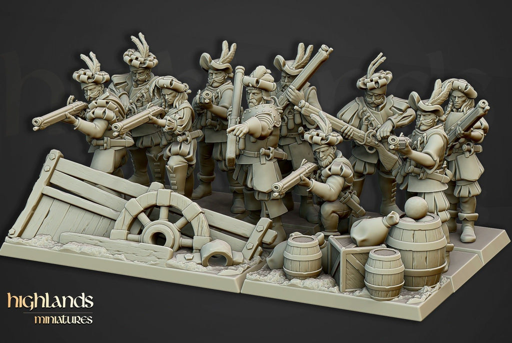 Arquebusiers - Highlands Miniatures - Sigmarite Boutique