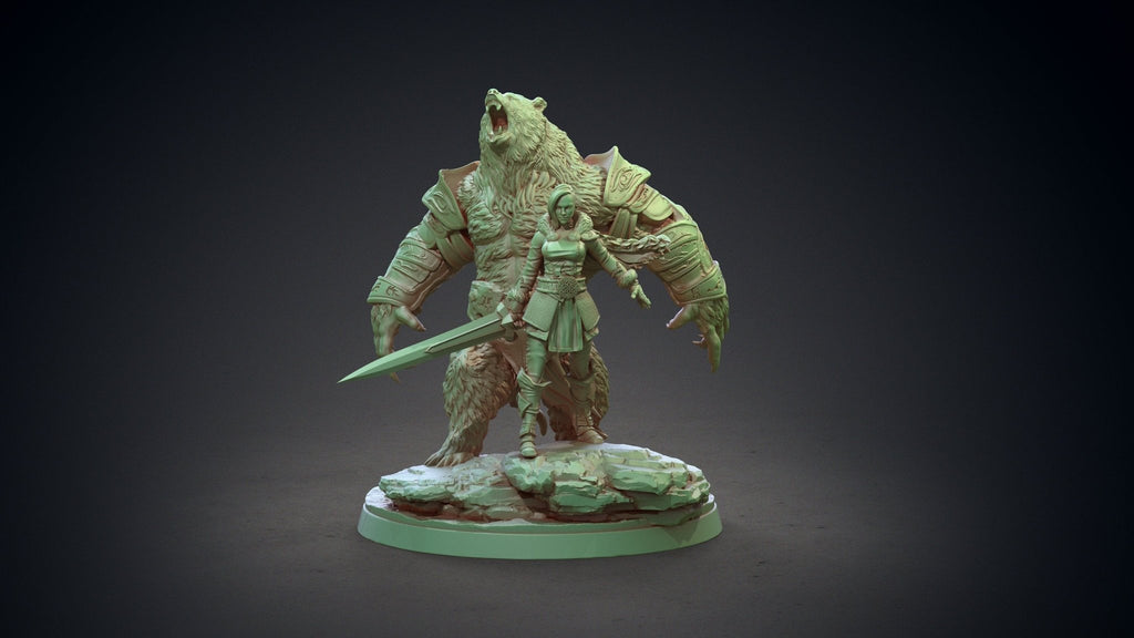 Artio - Celtic Mythology - Clay Cyanide - Sigmarite Boutique