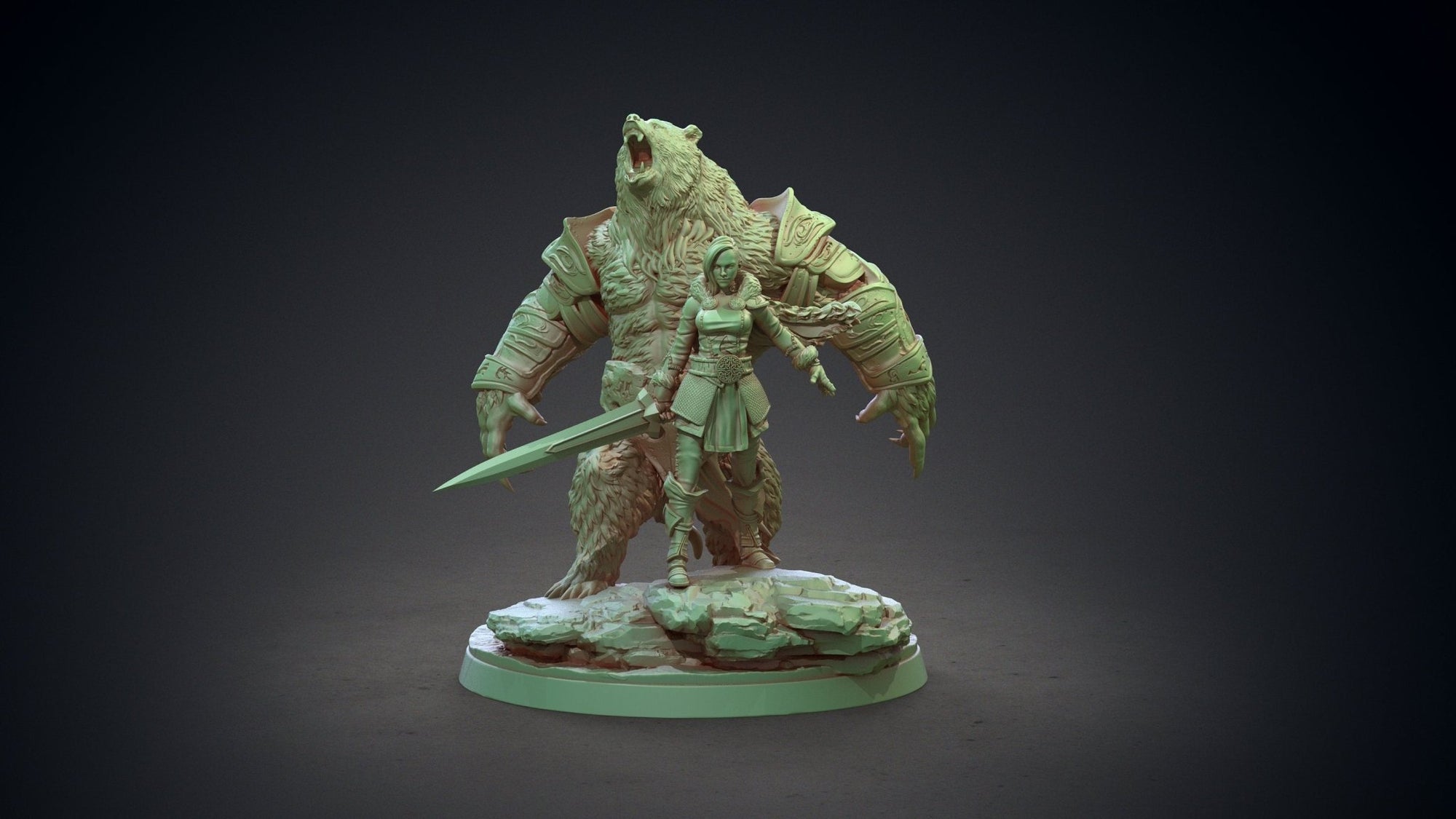 Artio - Celtic Mythology - Clay Cyanide - Sigmarite Boutique
