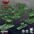 Badlands Terrain Set - 11th Edition Compatible Sci-Fi Terrain - Full Tournament Layout - Forbidden Prints - Sigmarite Boutique