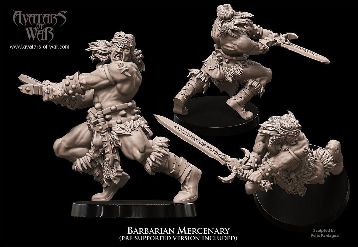 Barbarian Heroes - Avatars of War - Sigmarite Boutique