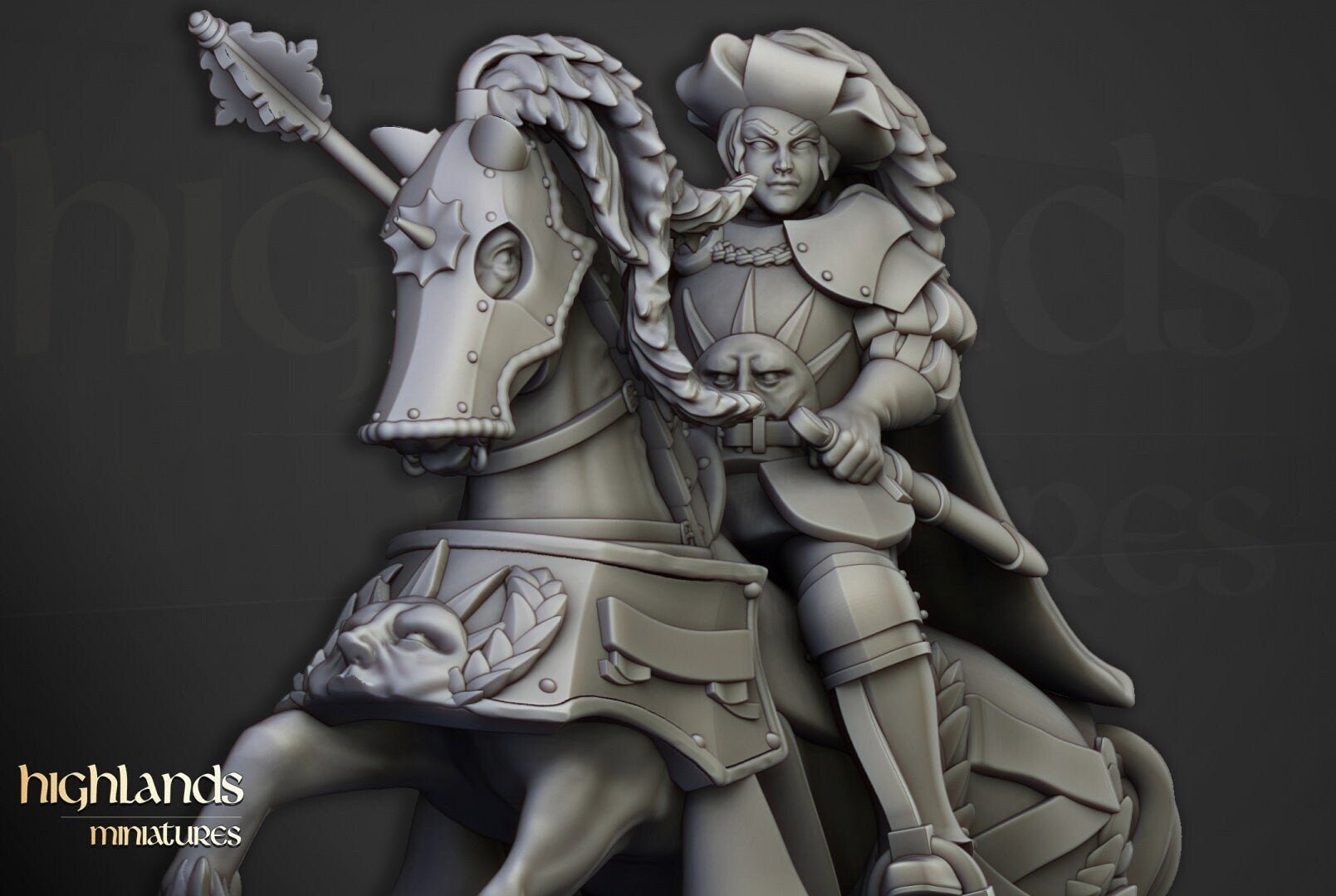 Baroness of Lunnenburg - Highlands Miniatures - Sigmarite Boutique