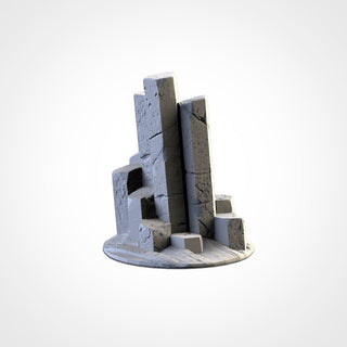 Basalt Outcroppings - Scifi Terrain - 3D Printed PLA Plastic - Sigmarite Boutique