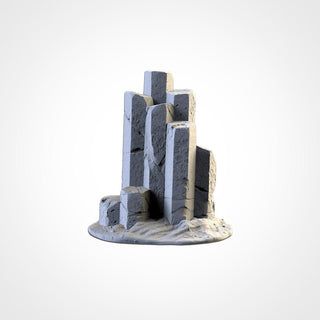 Basalt Outcroppings - Scifi Terrain - 3D Printed PLA Plastic - Sigmarite Boutique