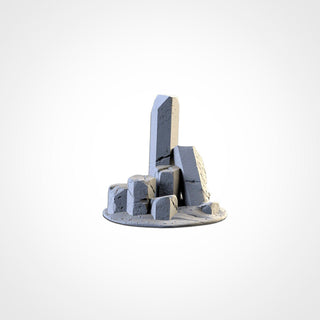 Basalt Outcroppings - Scifi Terrain - 3D Printed PLA Plastic - Sigmarite Boutique
