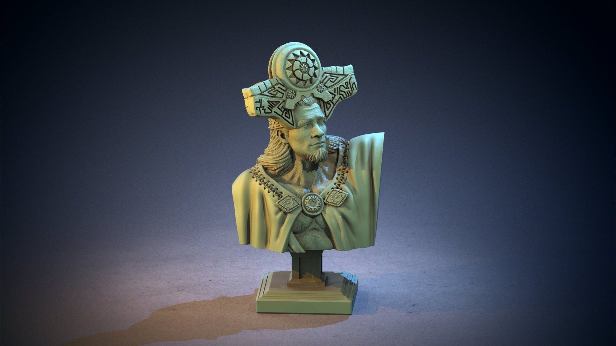 Bathala Bust - Philippine Mythology - Clay Cyanide - Sigmarite Boutique