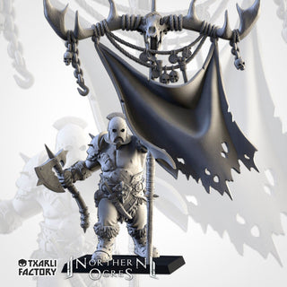 Battle Standard Bearer - Northern Ogres - Txarli Factory - Sigmarite Boutique