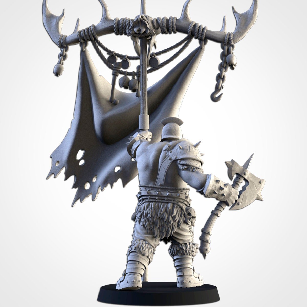 Battle Standard Bearer - Northern Ogres - Txarli Factory - Sigmarite Boutique