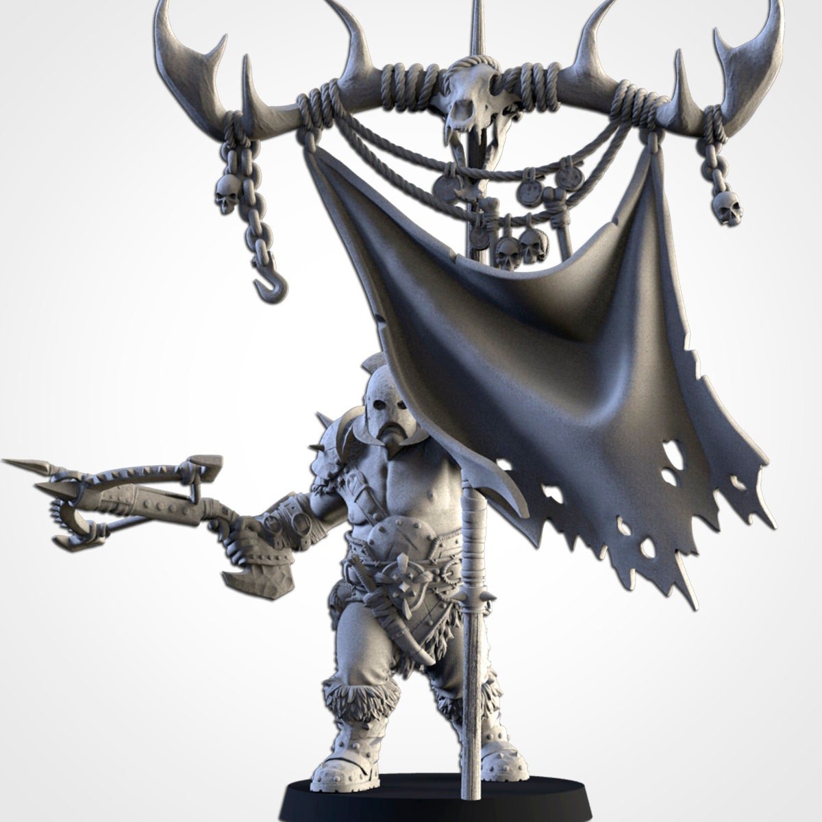 Battle Standard Bearer - Northern Ogres - Txarli Factory - Sigmarite Boutique