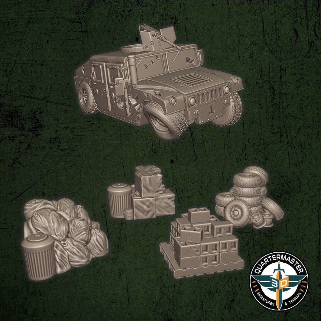 Battlefield Scenery - War in Iraq - Quartermaster 3D - Sigmarite Boutique