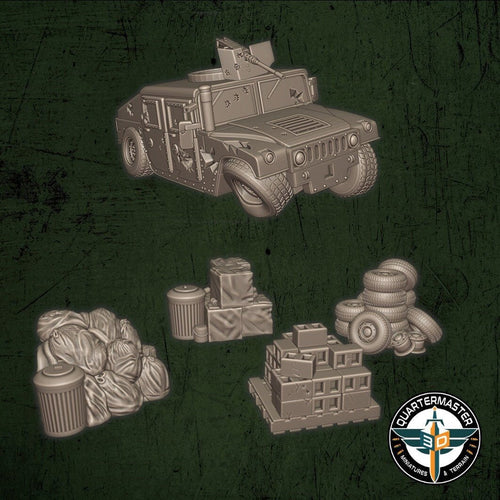 Battlefield Scenery - War in Iraq - Quartermaster 3D - Sigmarite Boutique