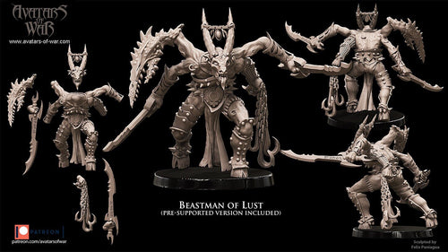 Beastman Lord of Lust - Avatars of War - Sigmarite Boutique