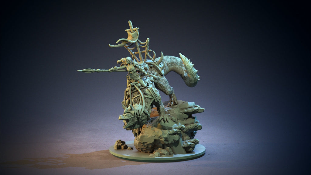 Beastmaster Drake Rider - Dragon Blood - Clay Cyanide - Sigmarite Boutique