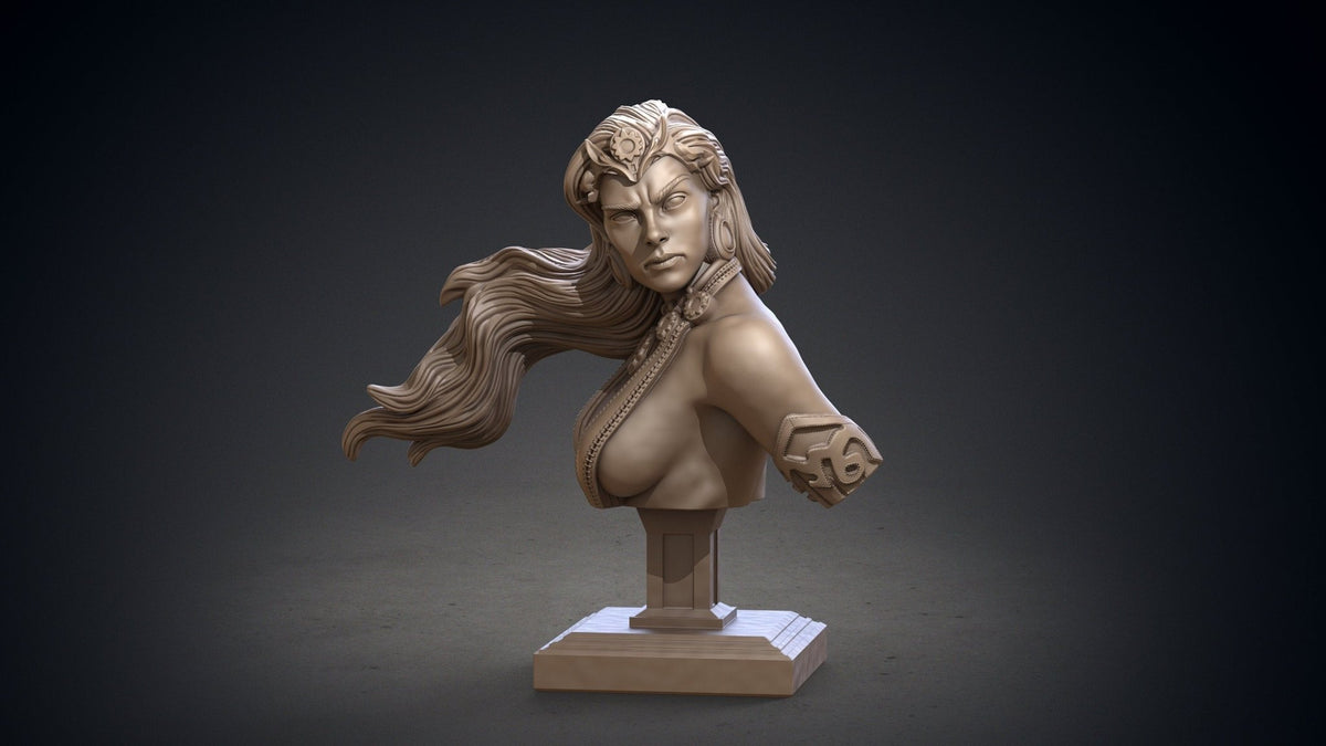 Belit Bust - Hyborian Age - Clay Cyanide - Sigmarite Boutique