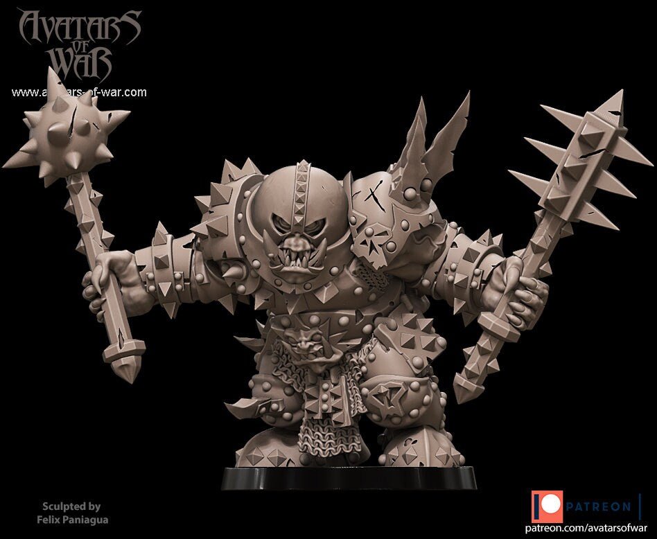 Black Orc Bosses - Avatars of War - Sigmarite Boutique