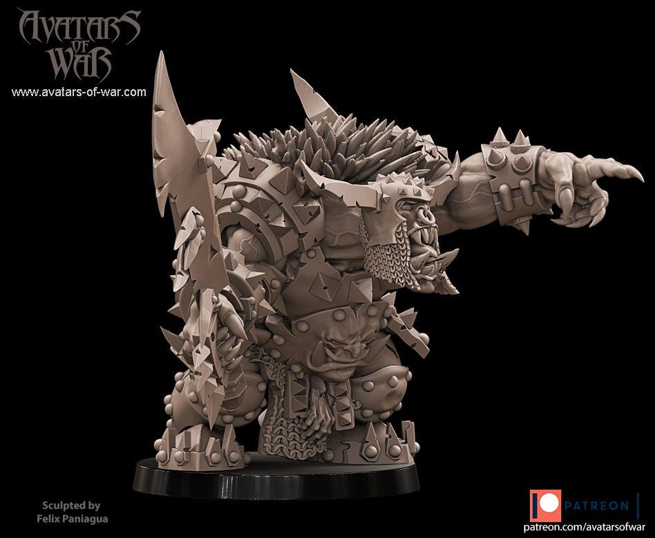 Black Orc Bosses - Avatars of War - Sigmarite Boutique