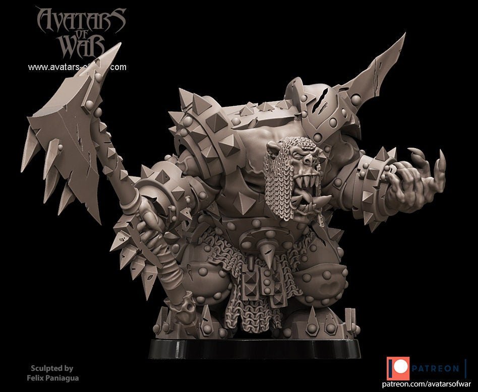 Black Orc Bosses - Avatars of War - Sigmarite Boutique