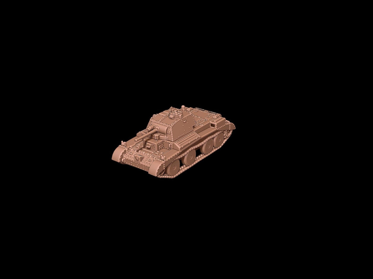 British Cruiser Mk I Tank - WWII Cruiser Tank - 3D Printed Resin Miniatures in 6mm, 10mm, 15mm, and 20mm Scale - Eskice Miniatures - Sigmarite Boutique