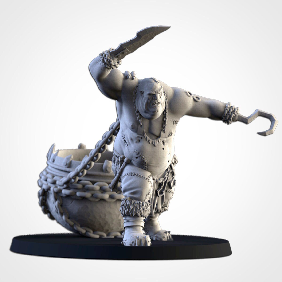 Butcher with Cauldron - Northern Ogres - Txarli Factory - Sigmarite Boutique