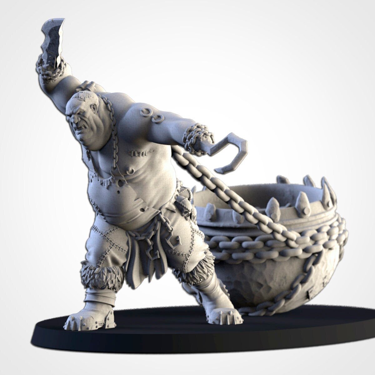 Butcher with Cauldron - Northern Ogres - Txarli Factory - Sigmarite Boutique