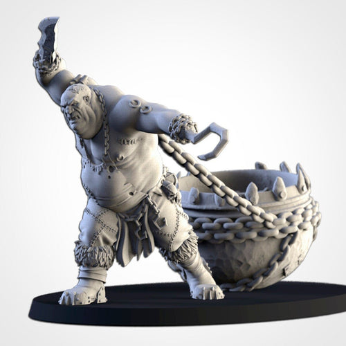 Butcher with Cauldron - Northern Ogres - Txarli Factory - Sigmarite Boutique