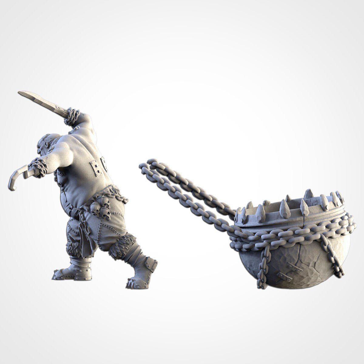 Butcher with Cauldron - Northern Ogres - Txarli Factory - Sigmarite Boutique