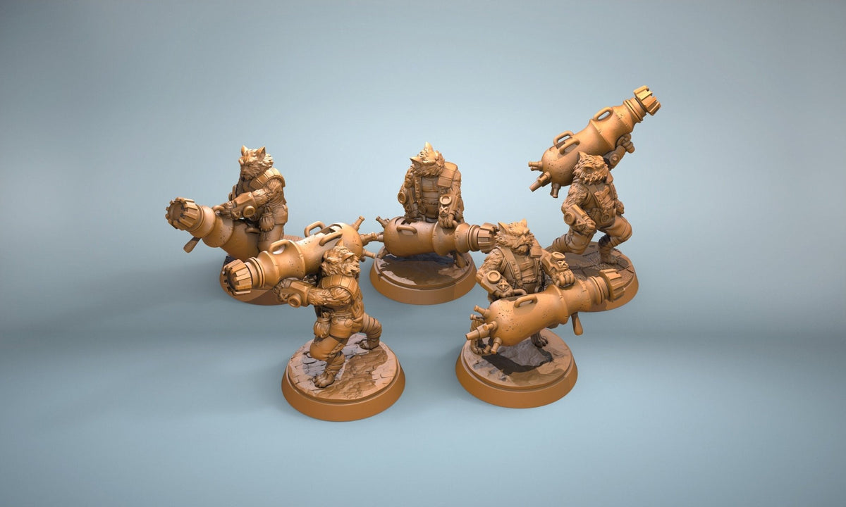 Catatroopers - Kingdom of Felinaria - Clay Cyanide - Sigmarite Boutique