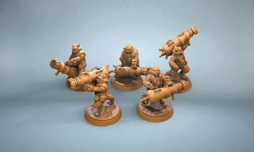 Catatroopers - Kingdom of Felinaria - Clay Cyanide - Sigmarite Boutique