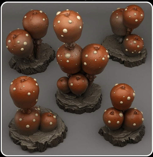 Cave Mushrooms - Fantastic Plants and Rocks - Print Your Monsters - Sigmarite Boutique