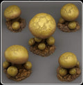 Cave Mushrooms - Fantastic Plants and Rocks - Print Your Monsters - Sigmarite Boutique