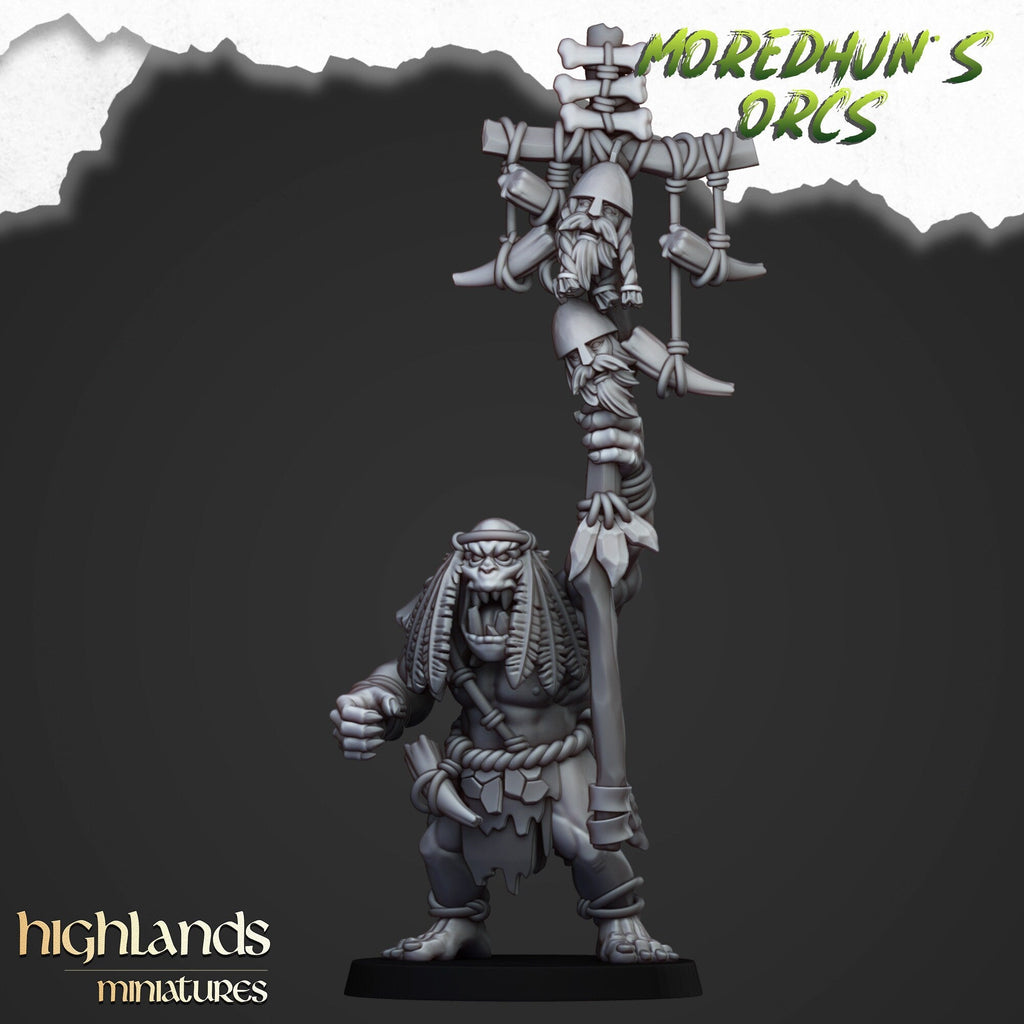 Cave Orcs - Moredhun's Orcs - Highlands Miniatures - Sigmarite Boutique