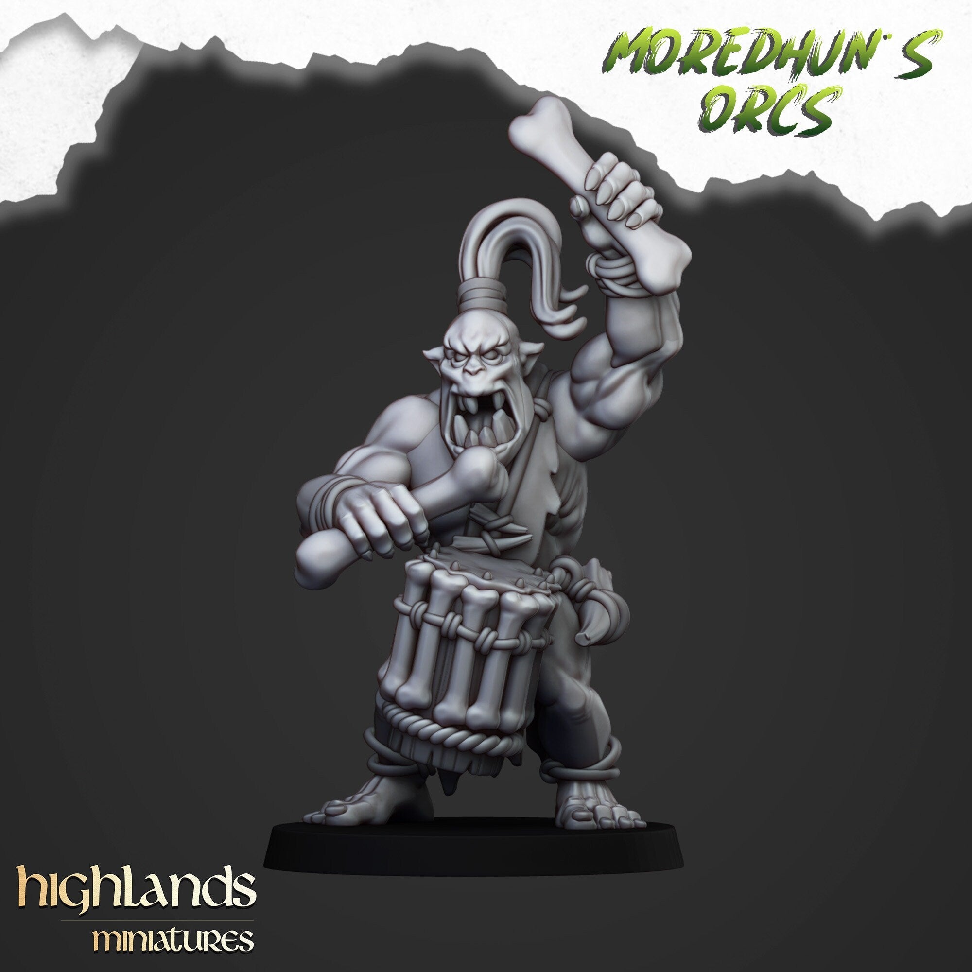 Cave Orcs - Moredhun's Orcs - Highlands Miniatures - Sigmarite Boutique