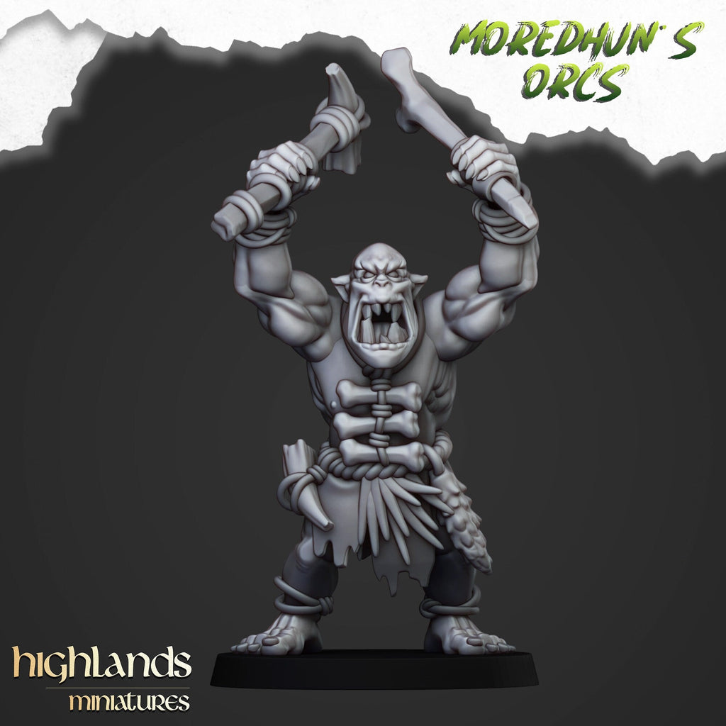 Cave Orcs - Moredhun's Orcs - Highlands Miniatures - Sigmarite Boutique