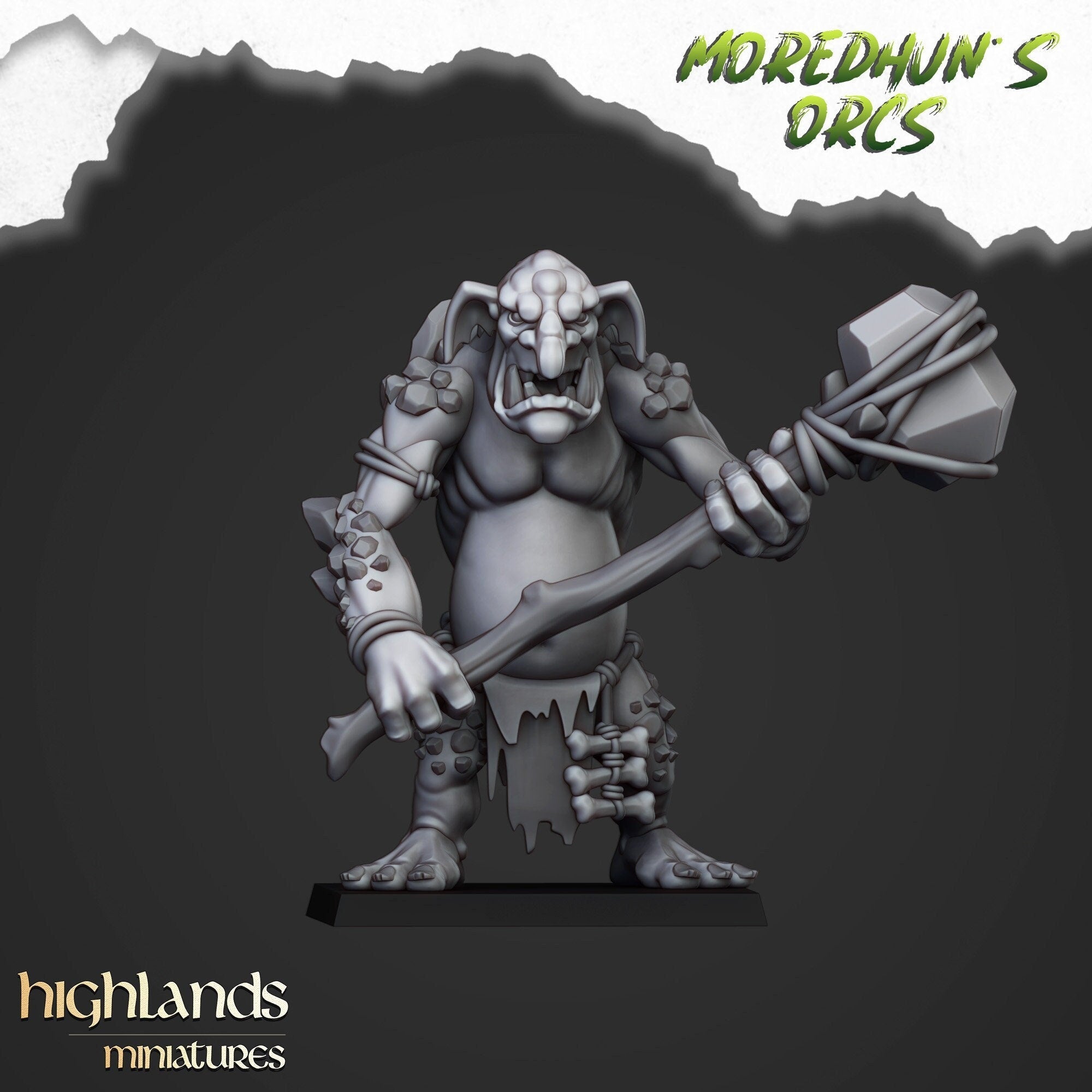 Cave Trolls - Moredhun's Orcs - Highlands Miniatures - Sigmarite Boutique