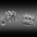 Central Air Generator - Forbidden Prints - 3D Printed Sci-Fi Terrain - Sigmarite Boutique