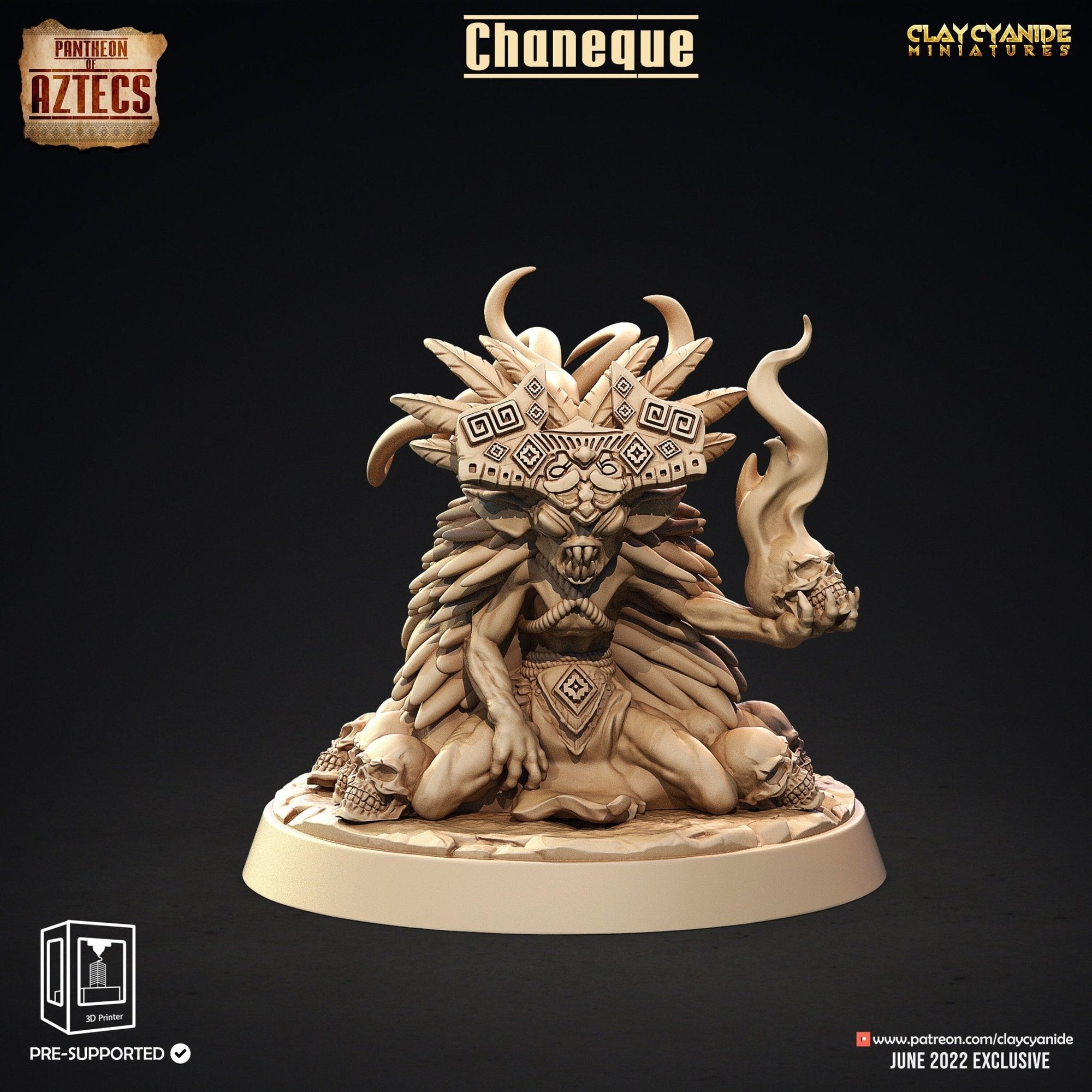 Chaneque - Pantheon of the Aztecs - Clay Cyanide - Sigmarite Boutique