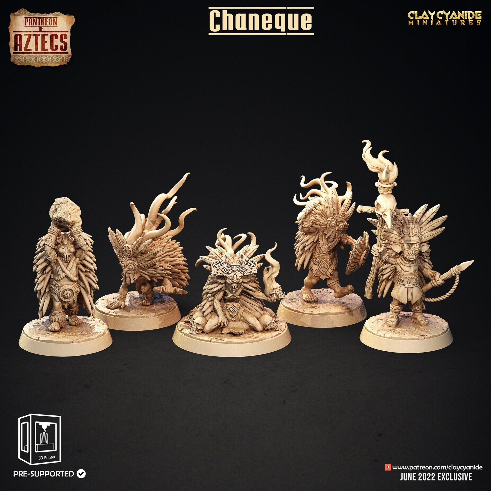 Chaneque - Pantheon of the Aztecs - Clay Cyanide - Sigmarite Boutique