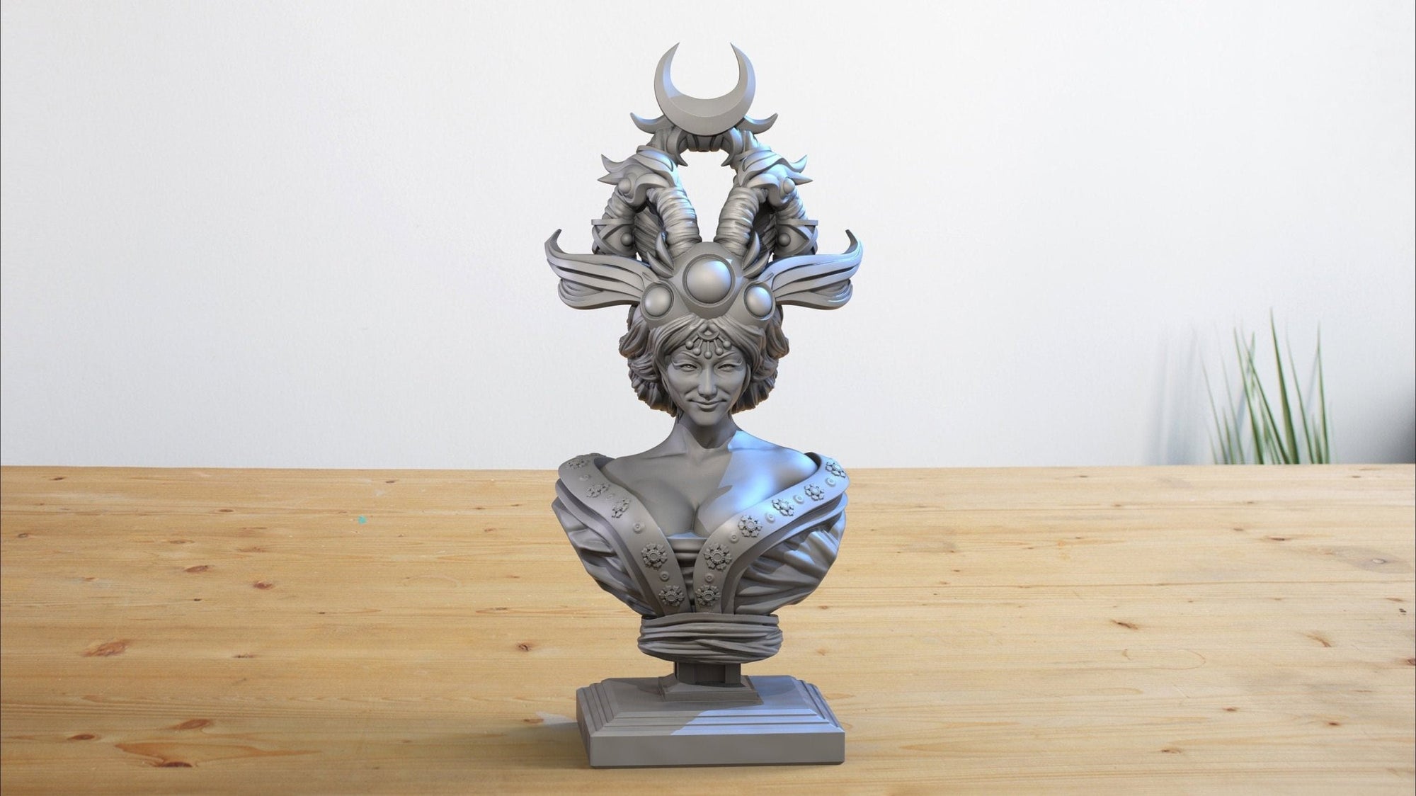 Chang'e Bust - Legends and Gods of China - Clay Cyanide - Sigmarite Boutique