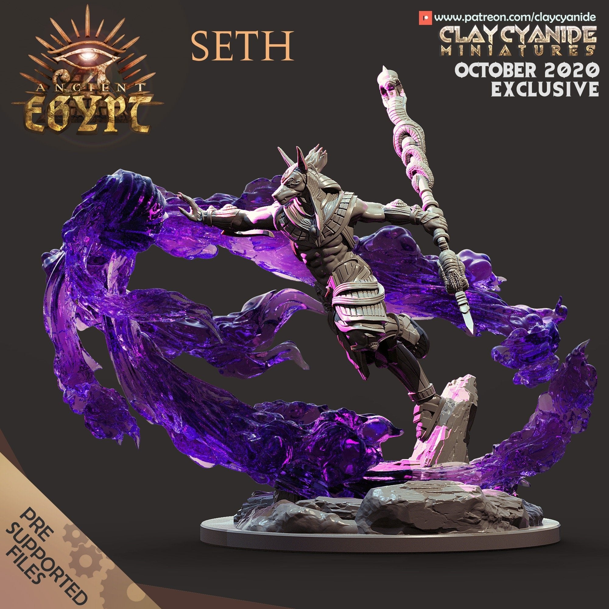 Clay Cyanide - Egyptian Gods - Sigmarite Boutique