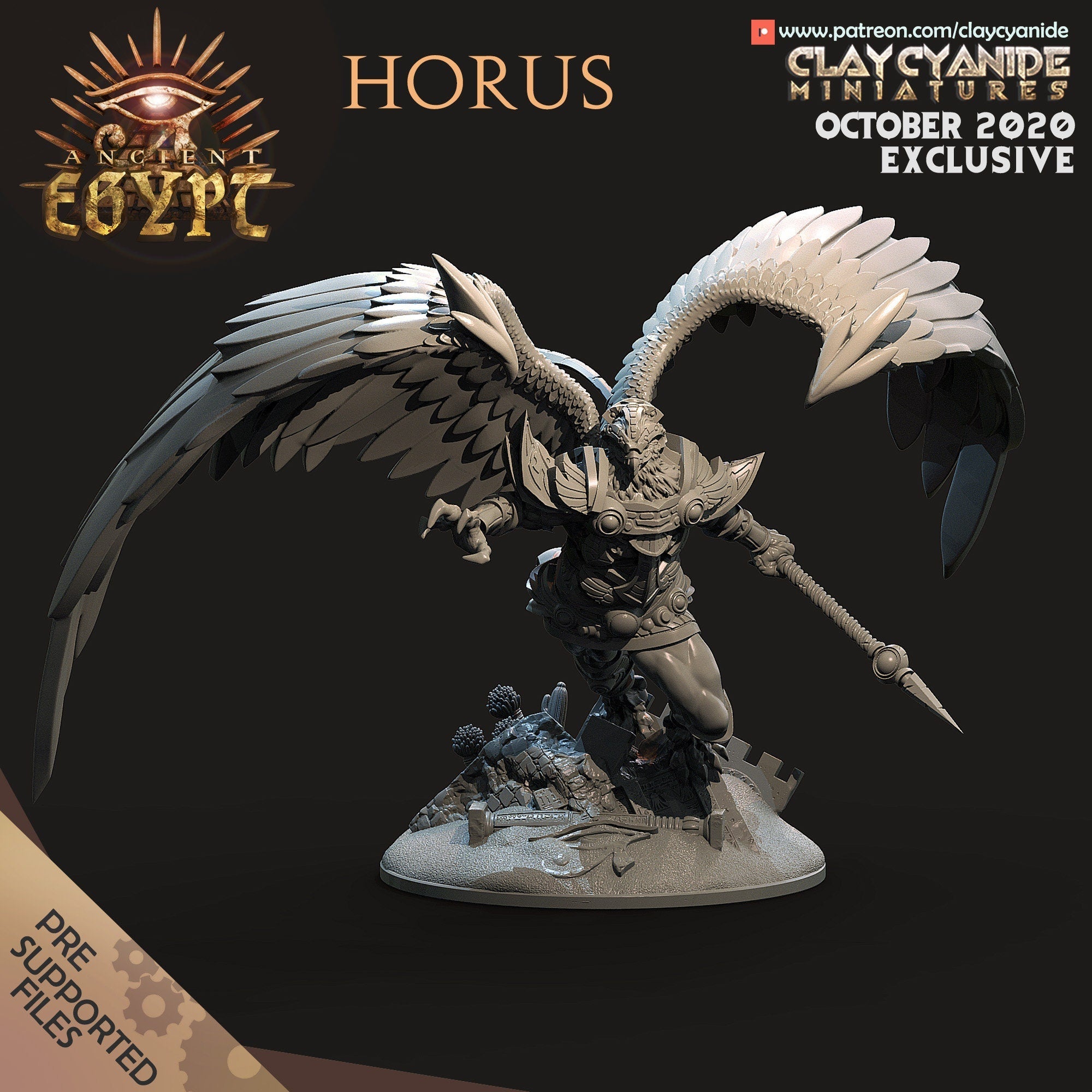 Clay Cyanide - Egyptian Gods - Sigmarite Boutique
