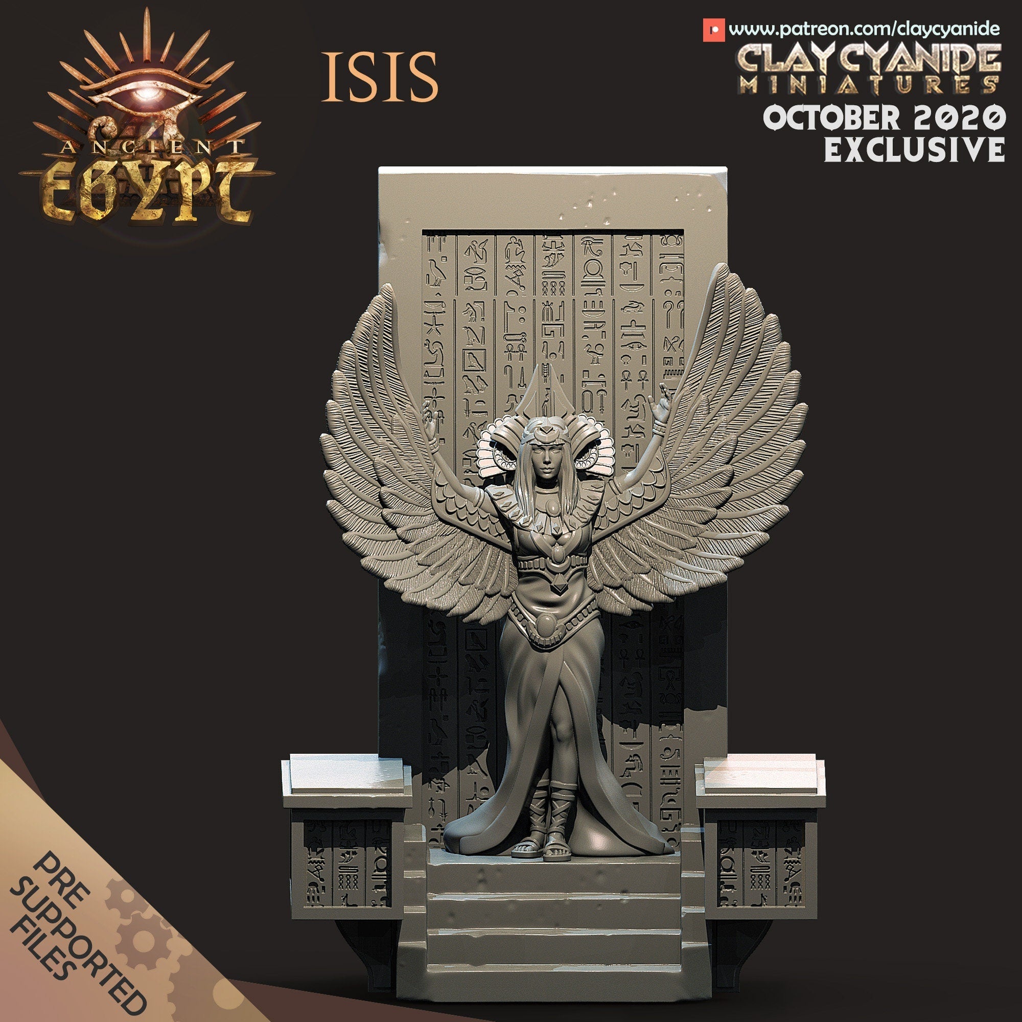 Clay Cyanide - Egyptian Gods - Sigmarite Boutique