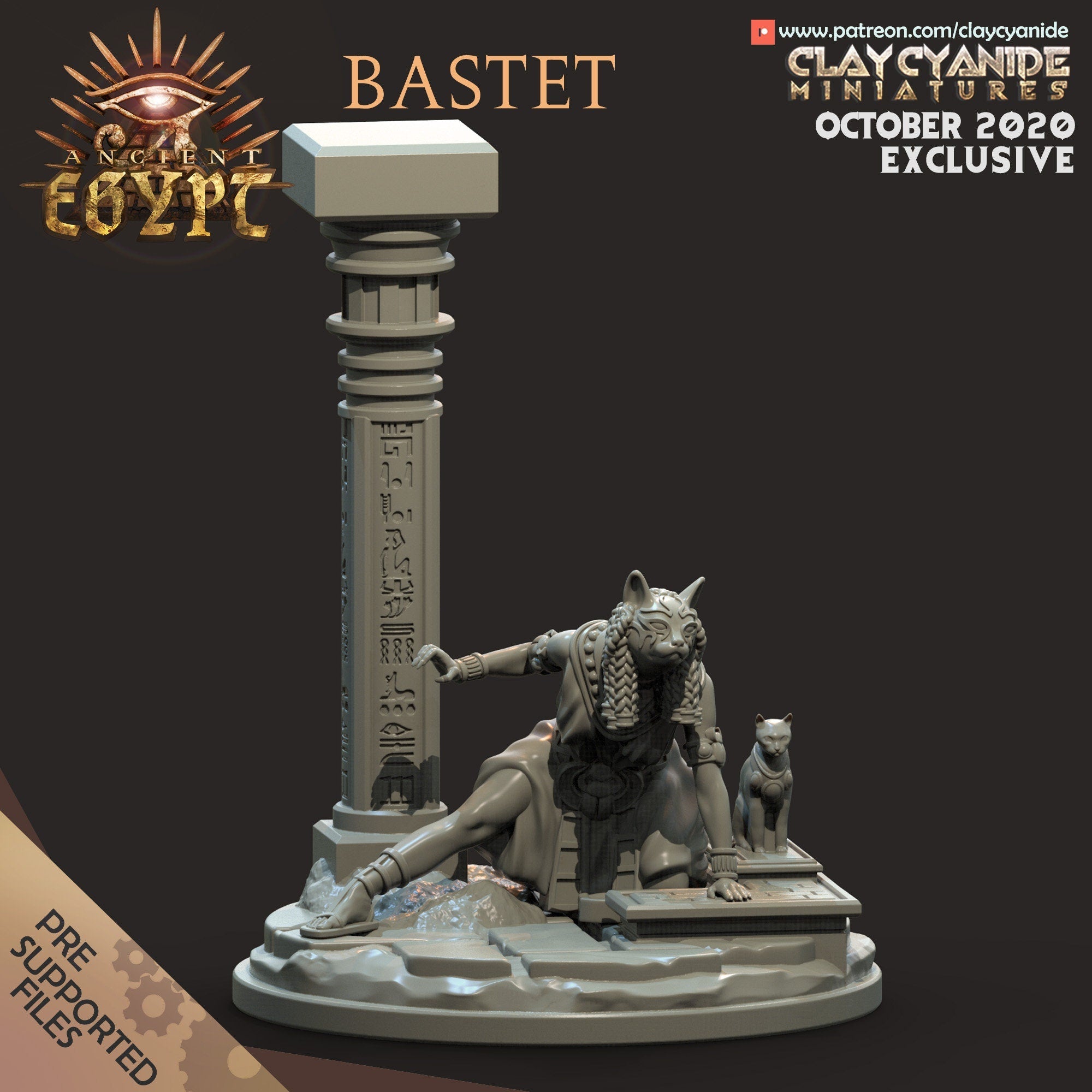 Clay Cyanide - Egyptian Gods - Sigmarite Boutique