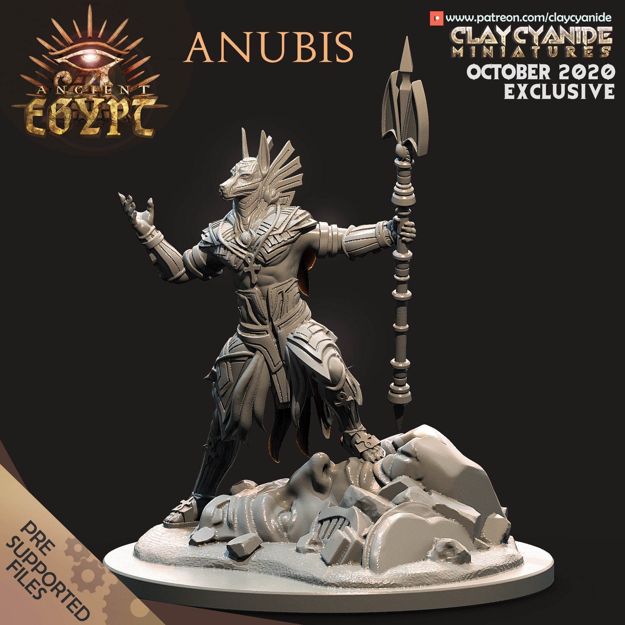 Clay Cyanide - Egyptian Gods - Sigmarite Boutique