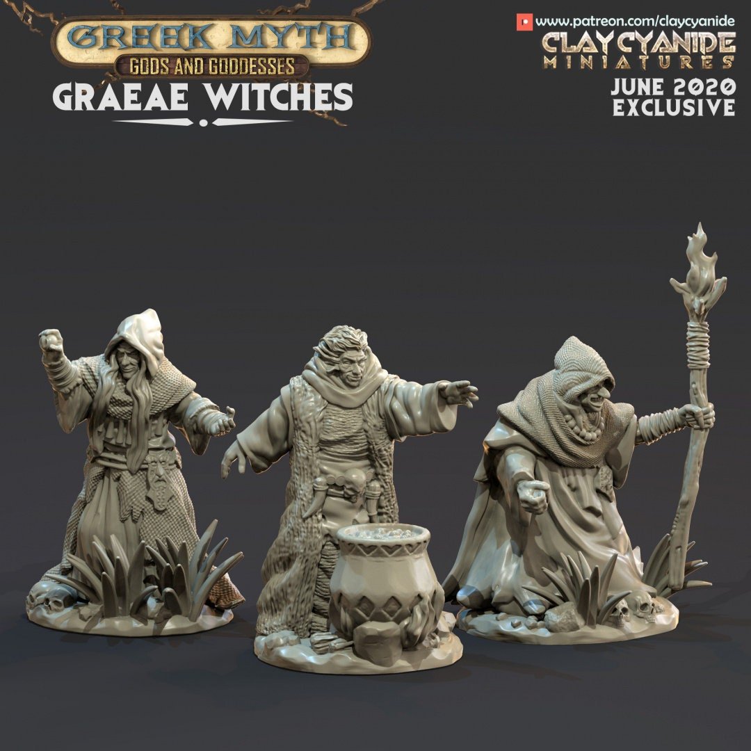 Clay Cyanide - Greek Goddesses - Sigmarite Boutique