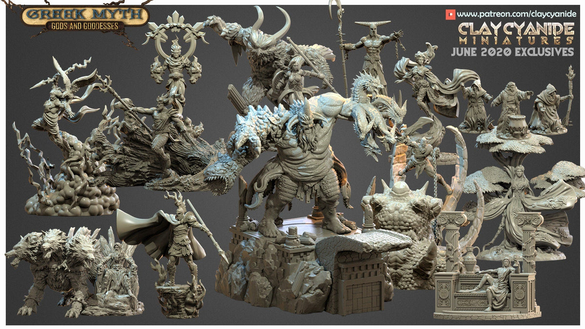 Clay Cyanide - Greek Gods - Sigmarite Boutique