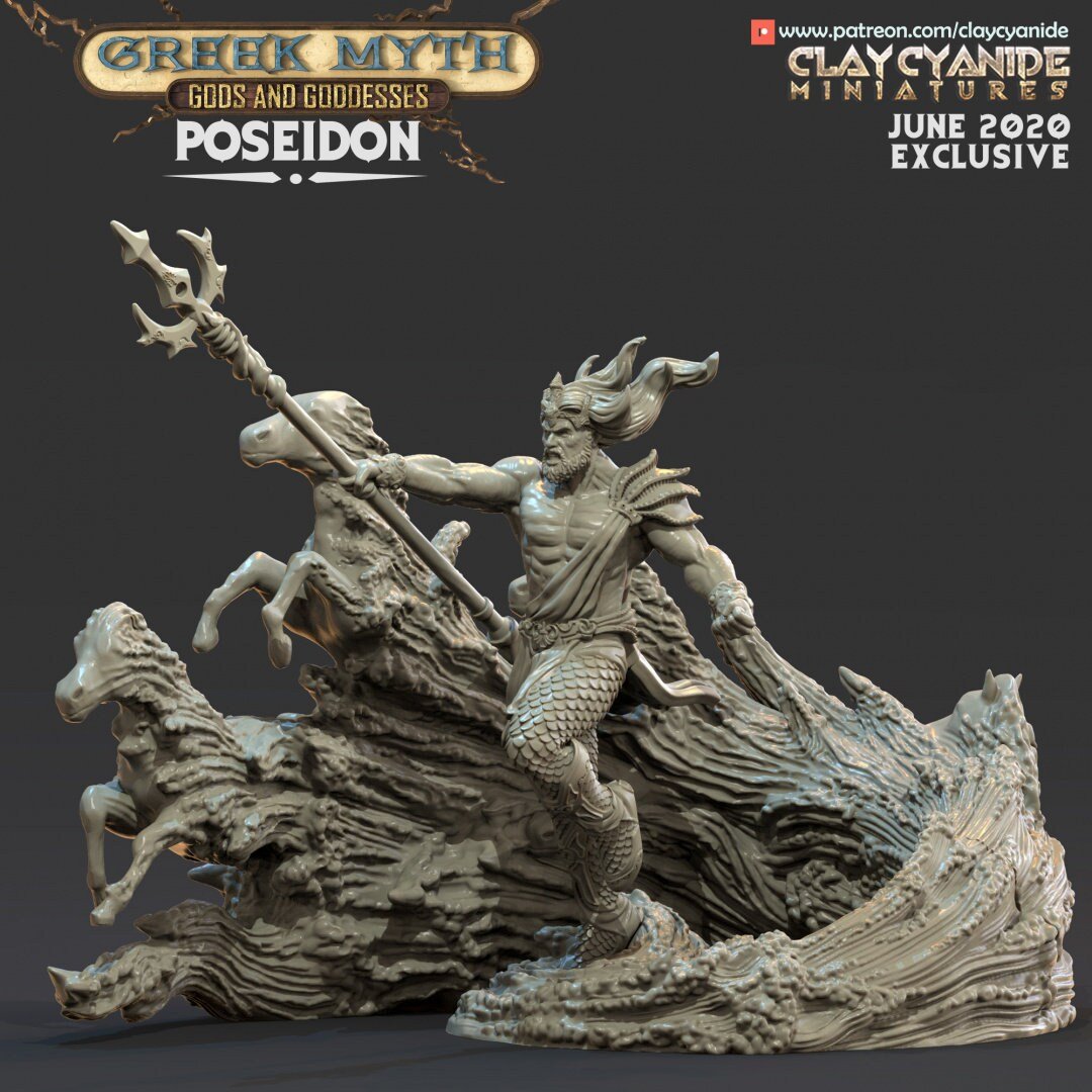 Clay Cyanide - Greek Gods - Sigmarite Boutique